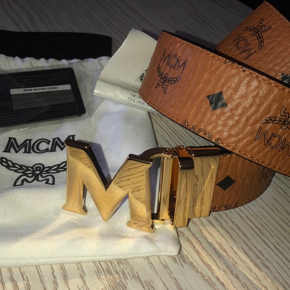 mcm belt poshmark